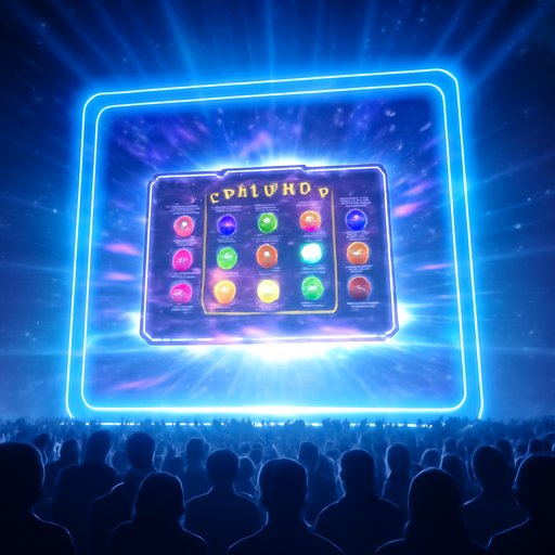 BDGame স্টারবার্স্ট নীয়ন ডিসপ্লে