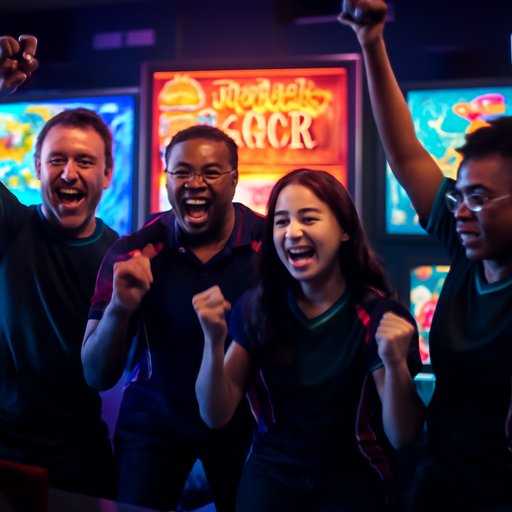 BDGame ফ্রুট পার্টি ফলের রঙিন ডিসপ্লে